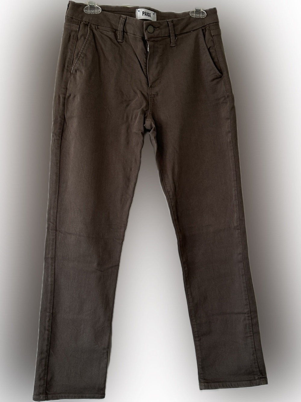 PAIGE Brown Women's Straight-Leg Pants